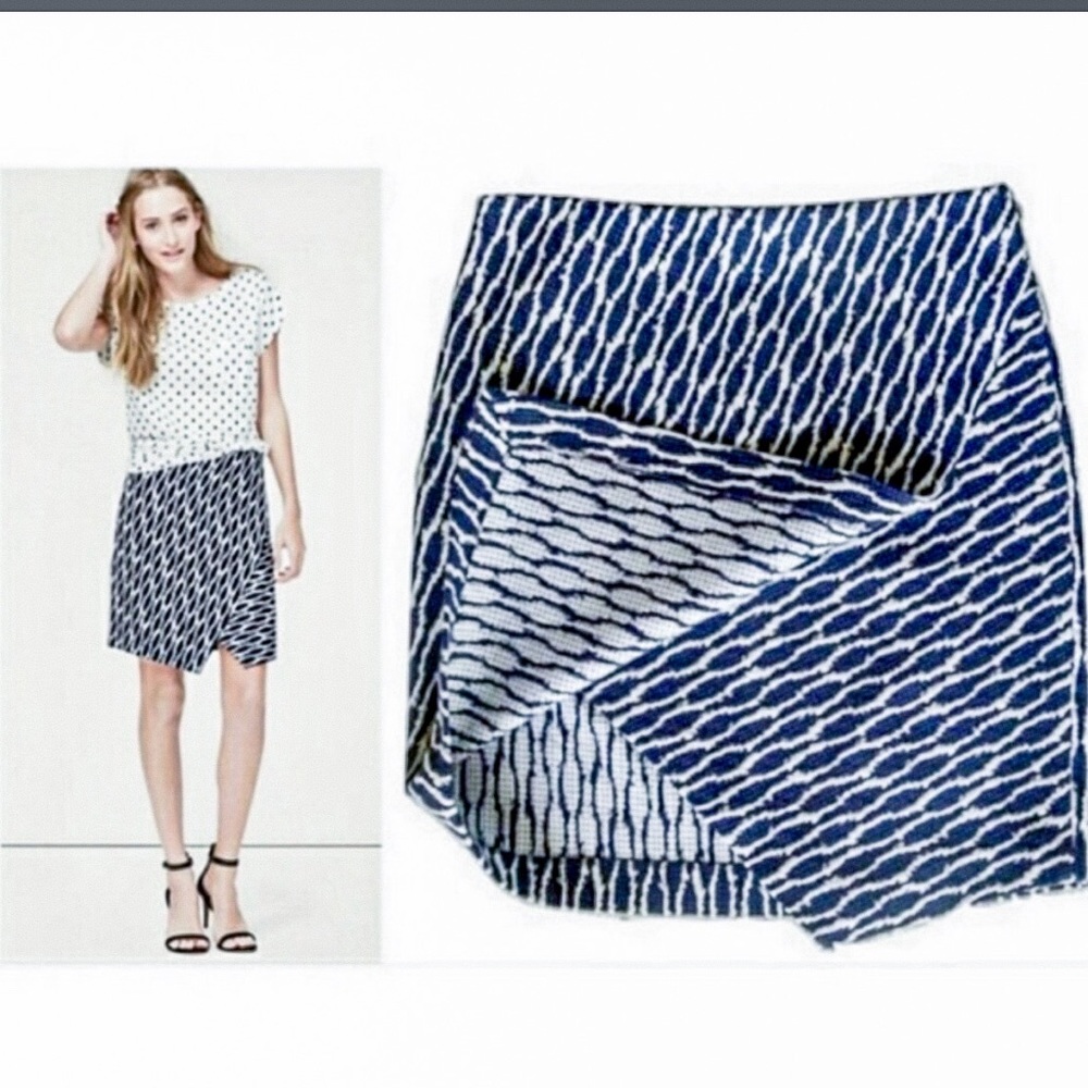 LOFT Ikat Wrap Skirt